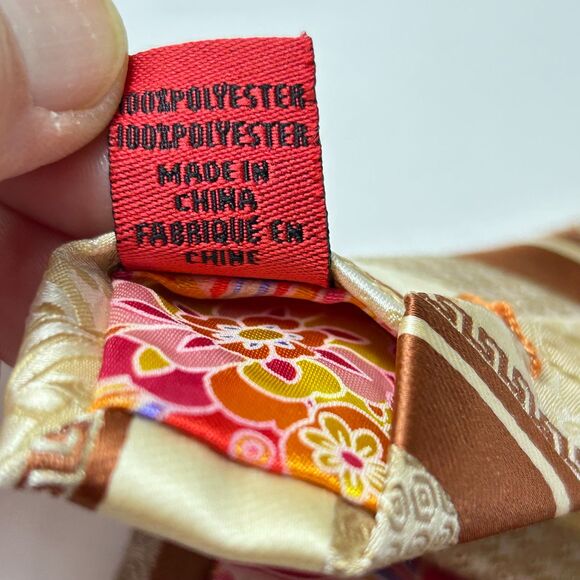 Sparks John Sparks Beige Ivory Chestnut Diagonal Stripe Jacquard Print Tie - Picture 9 of 11